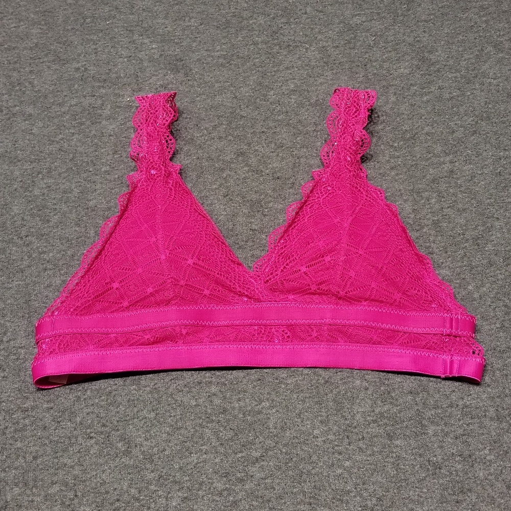 Aeropostale purple lace bralette size small